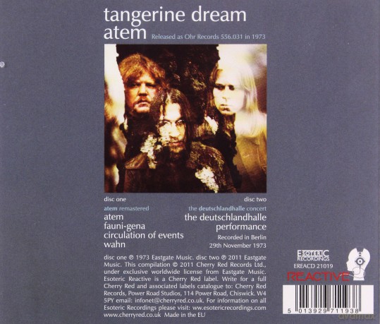 Tangerine Dream: Atem [2CD]