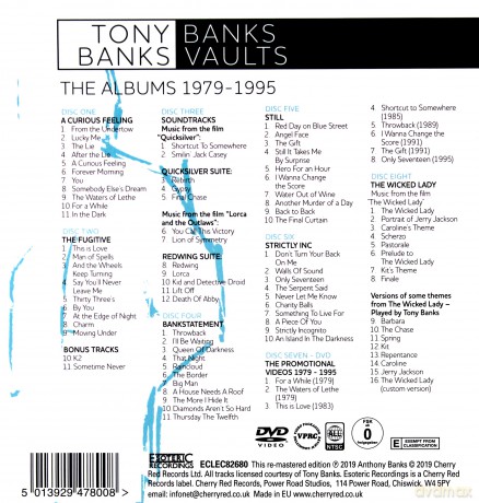 Tony Banks: Banks Vaults - The Complete Albums 1979-1995 [8CD]