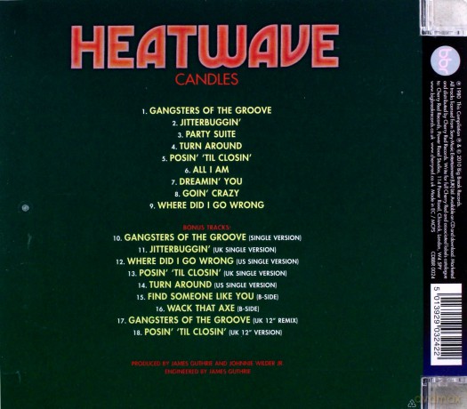Heatwave: Candles [CD]