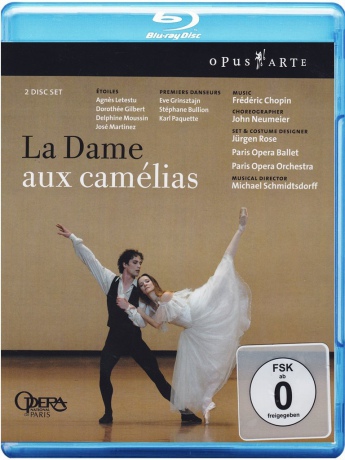 Letestu Paris Opera Ballet: Chopin La Dame Aux Camelias [2xBlu-Ray]
