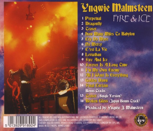 Yngwie Malmsteen: Fire & Ice: Expanded Edition [CD]