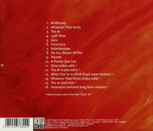 Tiamat: Wildhoney (Re-Issue + Bonus) [CD]