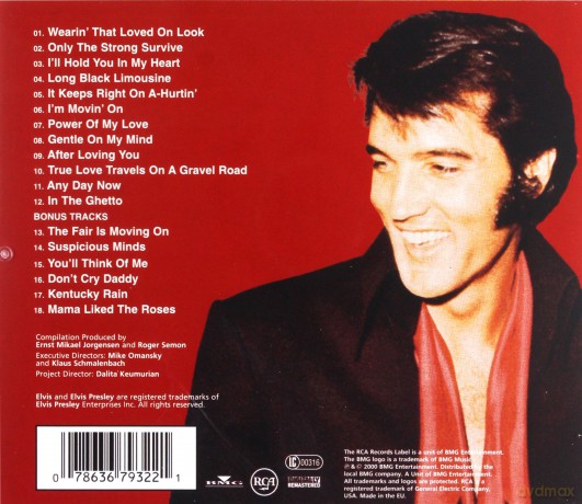 Elvis Presley: From Elvis In Memphis [CD]