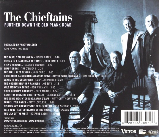 Chieftains: Further Down The Old Plank Road [CD]