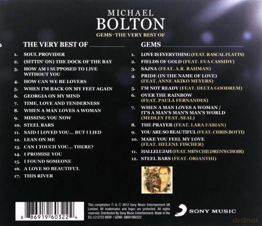 Michael Bolton: Gems - The Very Best Of [2CD]