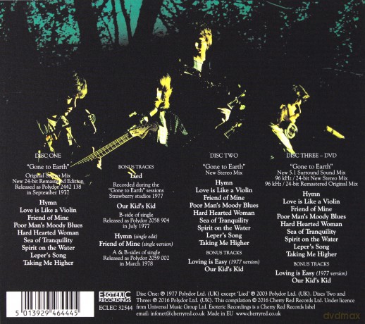Barclay James Harvest: Gone To Earth [3CD]