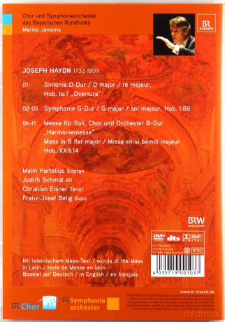 Bayern Rsojansons: Haydnmass In B Flat Major [DVD]