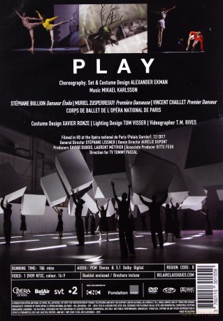 Paris Opera Ballet: Karlsson/Ekman/Play [DVD]