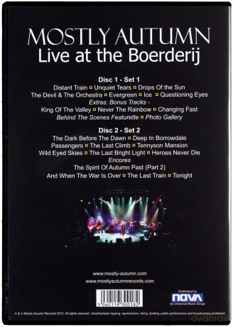 Mostly Autumn: Live At The Boerderij [2DVD]