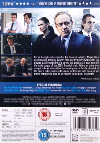 Margin Call (Chciwość) [DVD]