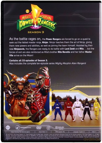 Mighty Morphin Power Rangers Complete Season 1-3 Collection [17DVD]