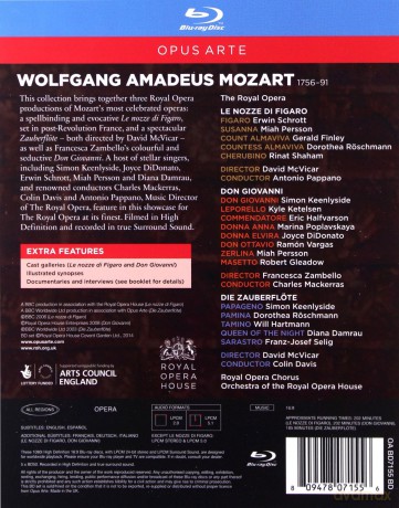 Mozart Operas Box Set [5xBlu-Ray]