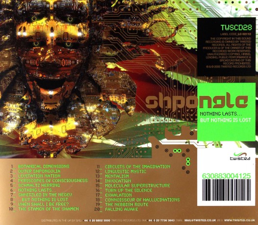 Shpongle: Nothing Lasts But Nothing Is Lost [CD]