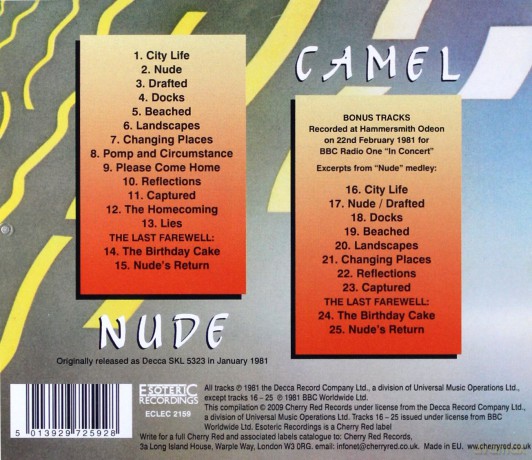 Camel: Nude [CD]