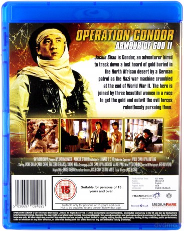 Operation Condor II The Armour Of God (Zbroja Boga 2) [Blu-Ray]