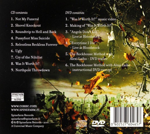 Children Of Bodom: Relentless, Reckless Forever Ltd (digipack) [CD]+[DVD]