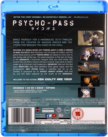 Psycho-Pass - Complete Series One Collection [4xBlu-Ray]