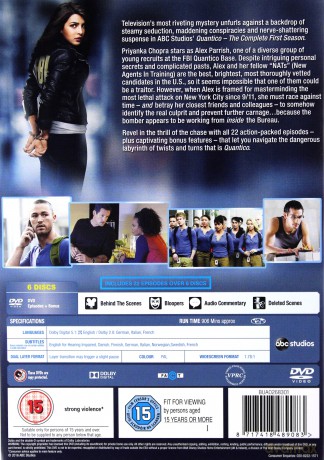 Quantico Season 1 (Zabójcze umysły) [6DVD]