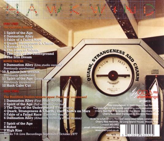 Hawkwind: Quark Strangeness And Charm [2CD]