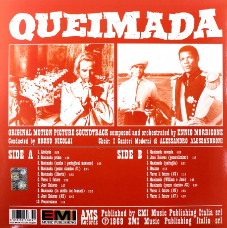 Queimada soundtrack (Ennio Morricone) [Winyl]