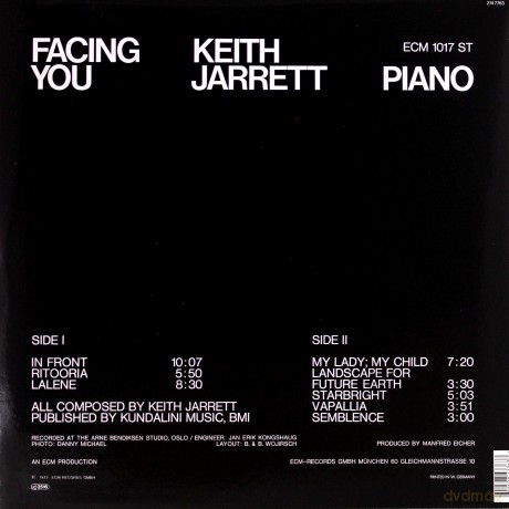 Keith Jarrett: Facing You 180g Audiophile [Winyl]