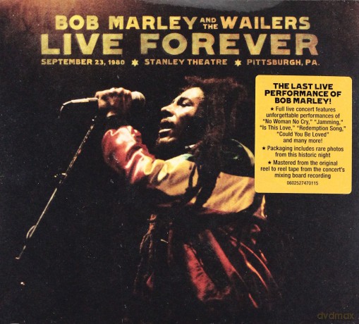 Bob Marley & The Wailers: Live Forever: Pitsburgh Sept 23, 1980 [2CD]