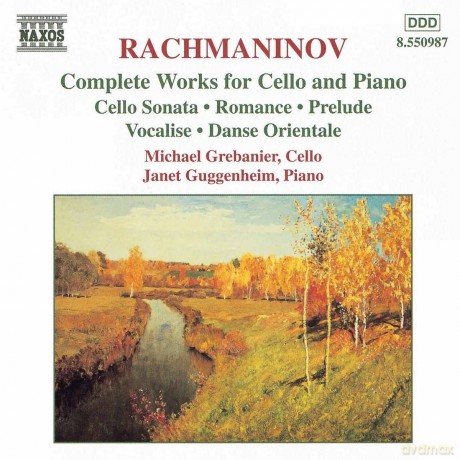 Grebanierguggenheim: Rachmaninovmusic For Cello And Piano [CD]