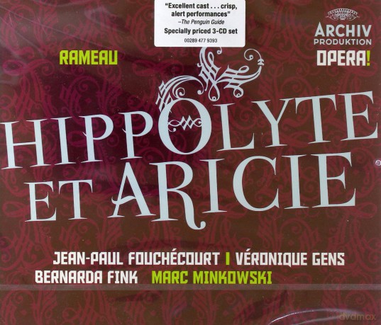 Minkowski Marc: Rameau: Hippolyte Et Aricie (Opera!) [3CD]