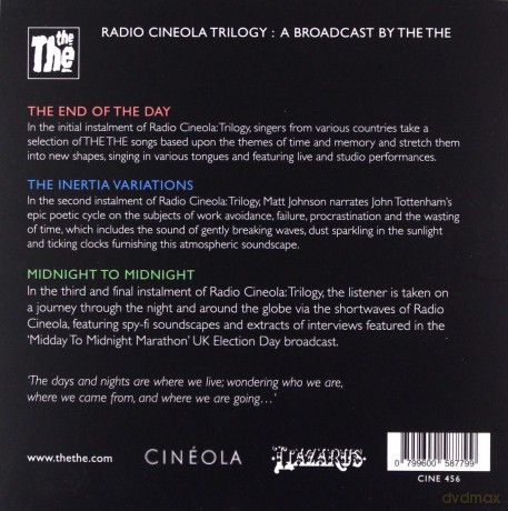 The The: Radio Cineola: Trilogy [3CD]