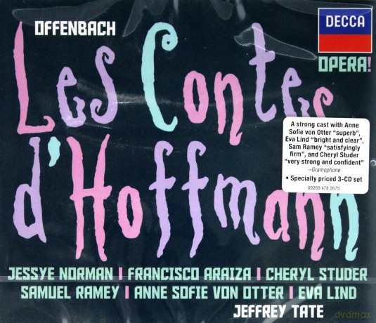 Jeffrey Tate: Offenbach: Les Contes D'hoffmann (Opera!) [3CD]