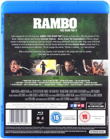Rambo: First Blood Part II (Rambo 2) [Blu-Ray]