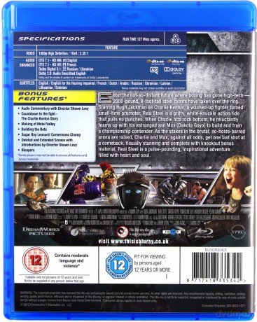 Real Steel (Giganci ze stali) [Blu-Ray]