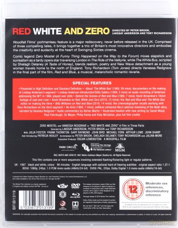 Red White And Zero [Blu-Ray]+[DVD]