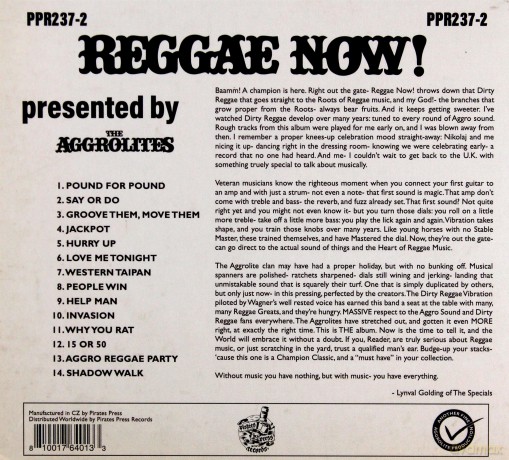 Aggrolites: Reggae Now! [CD]