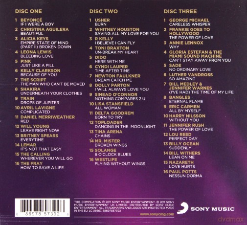 The World's Greatest Ballads (International Version excluding Michael Jackson) (digipack) [3CD]