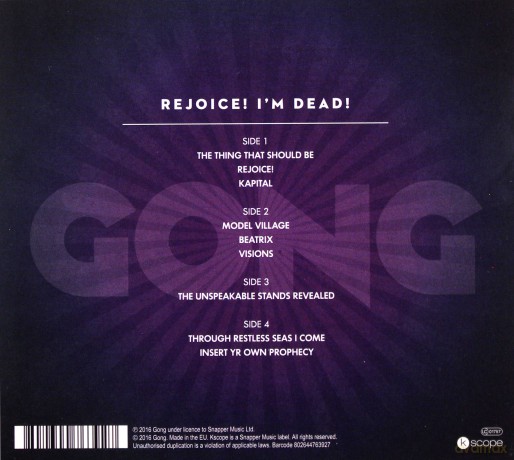 Gong: Rejoice! Im Dead! (Digi) [CD]