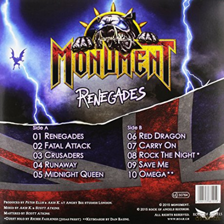 Monument: Renegades (Silver) [Winyl]