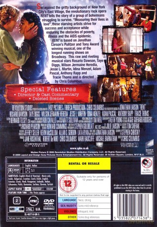 Rent 2005 [DVD]