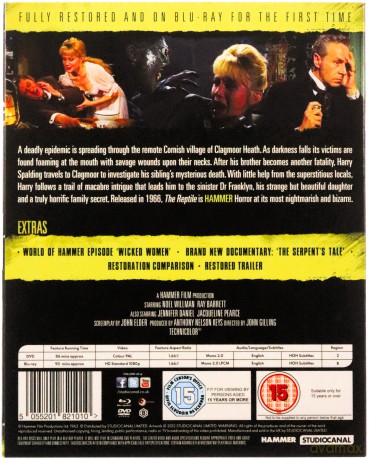 Reptile (Kobieta wąż) [Blu-Ray]+[DVD]