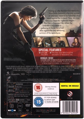 Resident Evil: Ostatni rozdział [2DVD]