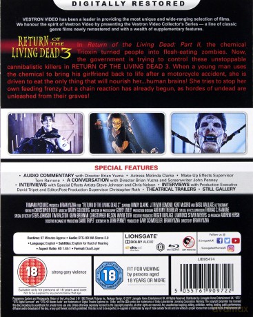 Return Of The Living Dead III (Powrót żywych trupów 3) [Blu-Ray]