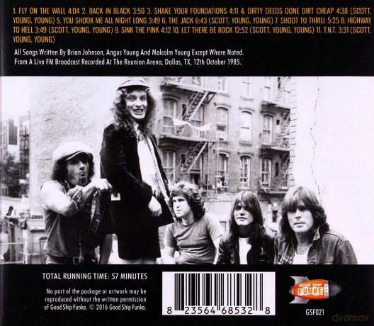 AC/DC: Reunion In Dallas [CD]