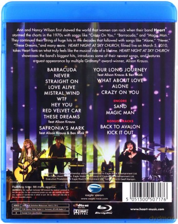 Heart: Night At Sky Church [Blu-Ray]