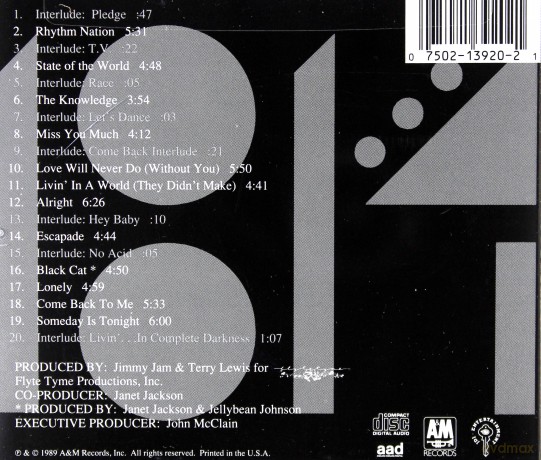 Janet Jackson: Rhythm Nation [CD]