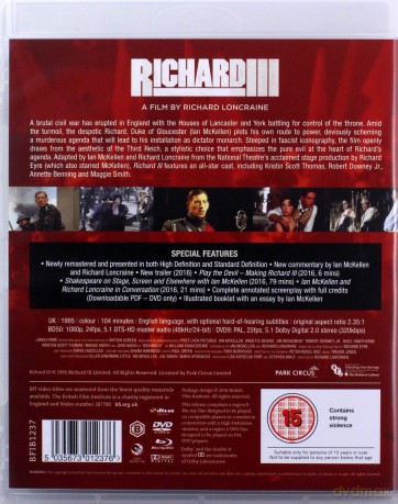 Richard III (Ryszard III) [Blu-Ray]+[DVD]