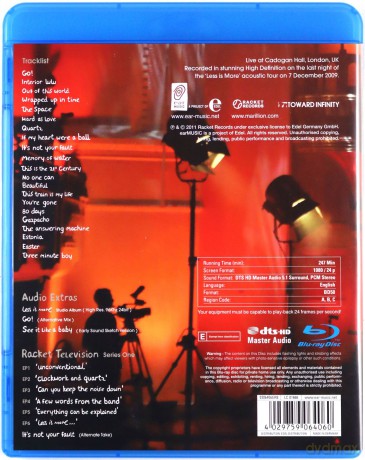 Marillion: Live From Cadogan Hall [Blu-Ray]