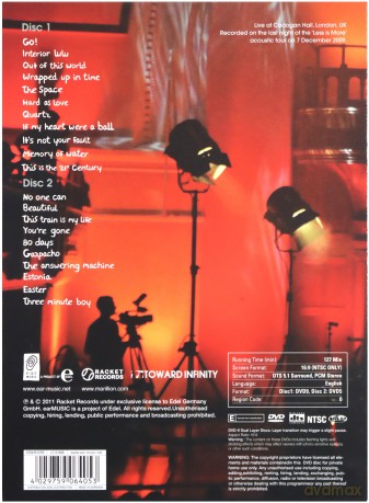 Marillion: Live From Cadogan Hall (digipack) [2DVD]