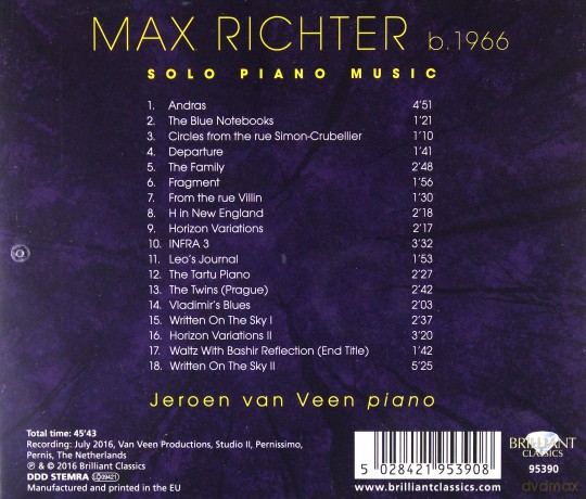 Jeroen Van Veen: Richter: Solo Piano Music [CD]