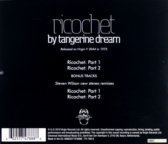 Tangerine Dream: Ricochet [CD]
