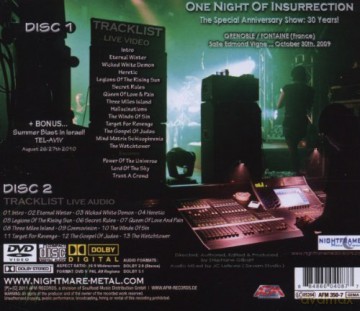 Nightmare: One Night Of Insurrection [CD]+[DVD]